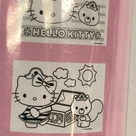 Hello Kitty Jumbo Color Roll With 3 Crayons # SIL-34206 By Sanrio New 2014 - Picture 9 of 15